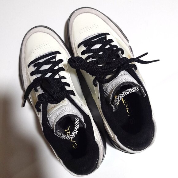 SOLD🟣🟣🟣🟣🟣🟣🟣🟣Platform Cardi B Reebok White Black Sneakers Sz 8  Women's - Picture 9 of 11